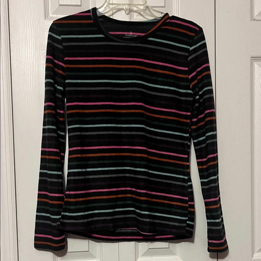 Cuddl Duds Long Sleeve Fleece Top